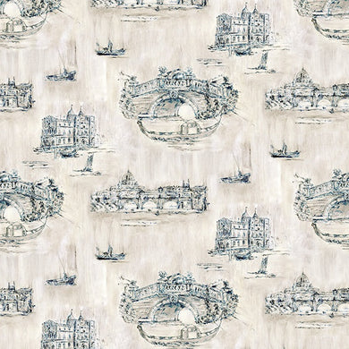 Siene Toile Cotton Curtain Fabric - Parchment in natural creamy color, soft and elegant texture