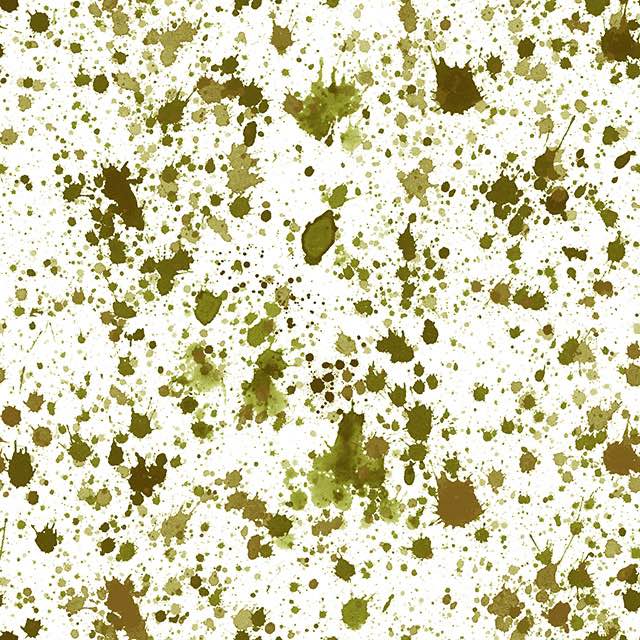 Splash Cotton Curtain Fabric - Khaki