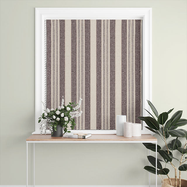 Staten Island Cotton Curtain Fabric - Chocolate ideal for creating a warm and inviting atmosphere