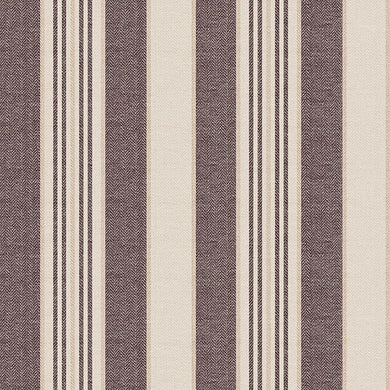 Staten Island Cotton Curtain Fabric - Chocolate in a luxurious dark brown shade with a smooth texture