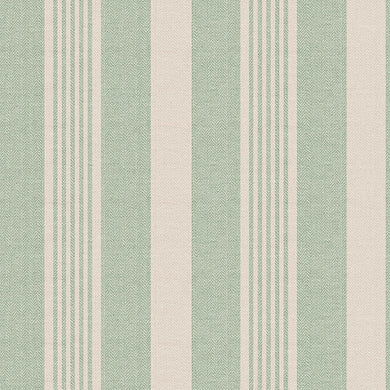 Staten Island Cotton Curtain Fabric - Pine in a modern living room setting