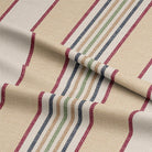 Staten Island Cotton Curtain Fabric - Red drapes beautifully and adds warmth and elegance to any room