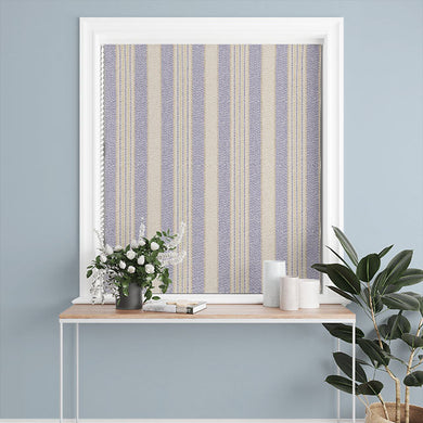 High-quality blue cotton curtain fabric from Staten Island, perfect for DIY projects