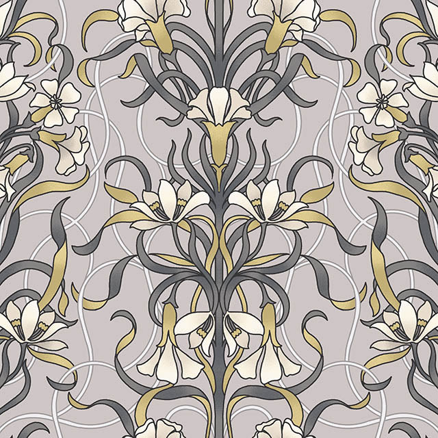 Vanessa Cotton Curtain Fabric in Grey with Textured Weave and Subtle Sheen