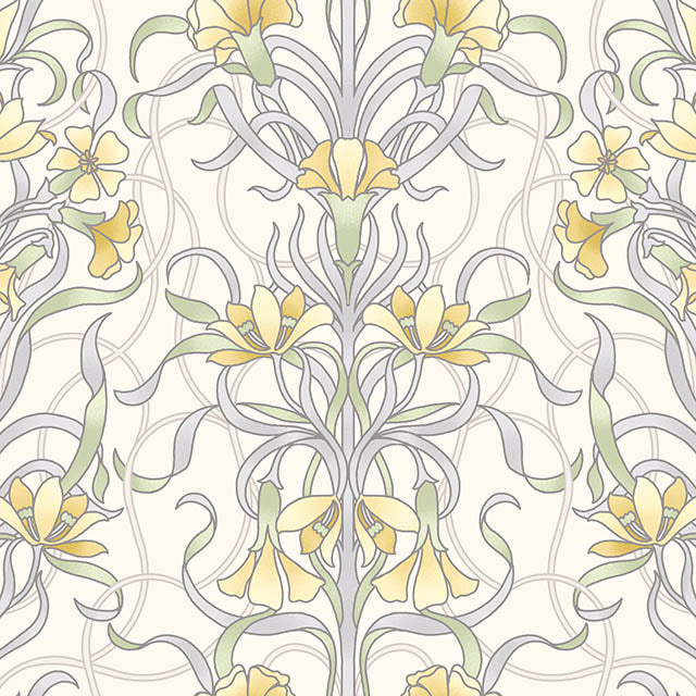 Vanessa Cotton Curtain Fabric - Citrus, a bright yellow fabric with a subtle texture and light filtering properties, perfect for adding a pop of color to any room