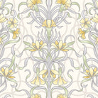 Vanessa Cotton Curtain Fabric - Citrus, a bright yellow fabric with a subtle texture and light filtering properties, perfect for adding a pop of color to any room