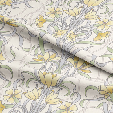  Vanessa Cotton Curtain Fabric - Citrus, a versatile and durable fabric suitable for creating custom curtains, draperies, and other window treatments 