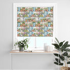 Soft and luxurious Walled Garden Cotton Curtain Fabric in a stunning shade of Blue