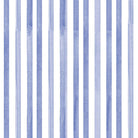 Watercolour Stripe Cotton Curtain Fabric - Blue with delicate watercolour stripes