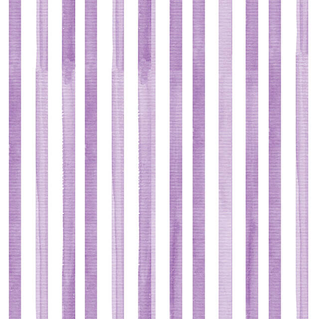 Watercolour stripe cotton curtain fabric in a lovely lilac shade