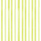 Watercolour Stripe Cotton Curtain Fabric in Lime Green Shade