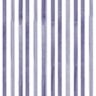 Watercolour stripe cotton curtain fabric in navy blue, ideal for drapery