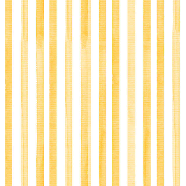 Watercolour Stripe Cotton Curtain Fabric in Ochre with Elegant Design and Soft Texture
