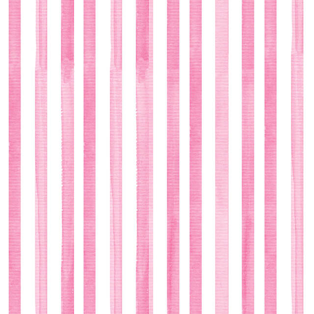 Watercolour stripe cotton curtain fabric in pink, perfect for home decor