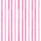 Watercolour stripe cotton curtain fabric in pink, perfect for home decor
