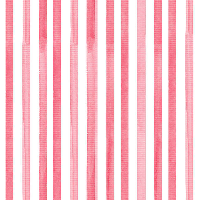 Watercolour Stripe Cotton Curtain Fabric in vibrant red shade, perfect for home decor