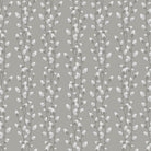 Close up of Willow Linen Curtain Fabric in Grey, showcasing the soft texture and natural color variation