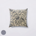 Acanthus Denim - Blue floral fabric for curtains