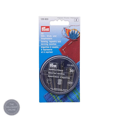 Set of assorted Prym sewing, tapestry, and darning needles for various crafting and mending projects