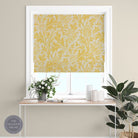 Fouet Mimosa - Vibrant yellow floral fabric for upholstery uk