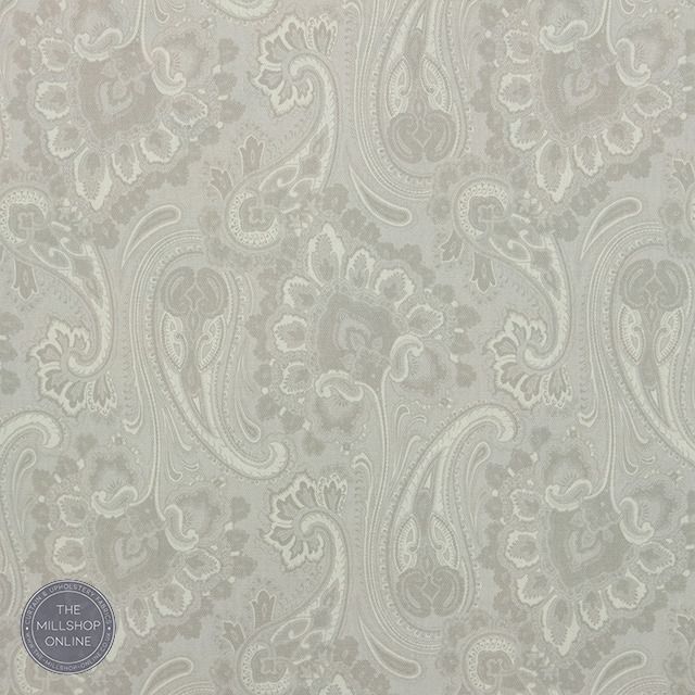 Jaipur Putty - Putty Asian floral curtain fabric for sale uk