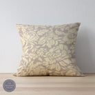 Joelle Dove Grey - Light Grey Floral fabric for curtains uk