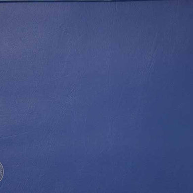 Fire Resistant Leatherette Blue - Blue Leathertte Fabric for sale uk