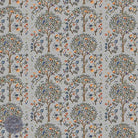 Life Tree Grey - Grey tree curtain fabric for sale uk