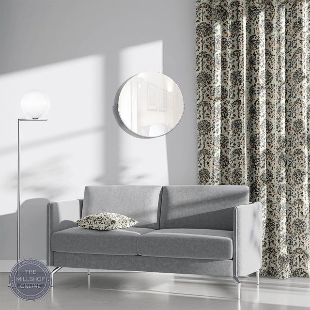 Life Tree Ivory - Ivory Woodland themed fabric for roman blinds uk