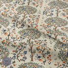Life Tree Linen - Linen woodland printed linen curtain fabric for sale uk