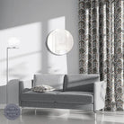 Life Tree White - Nature inspired curtain fabric for sale uk