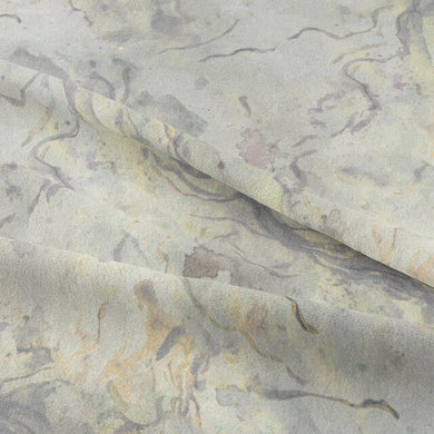 Marble Printed Cotton Curtain Fabric Pyrite