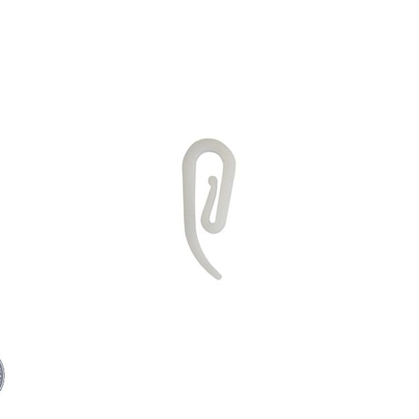 Plastic curtain hooks with durable and flexible design for easy installation and longevity