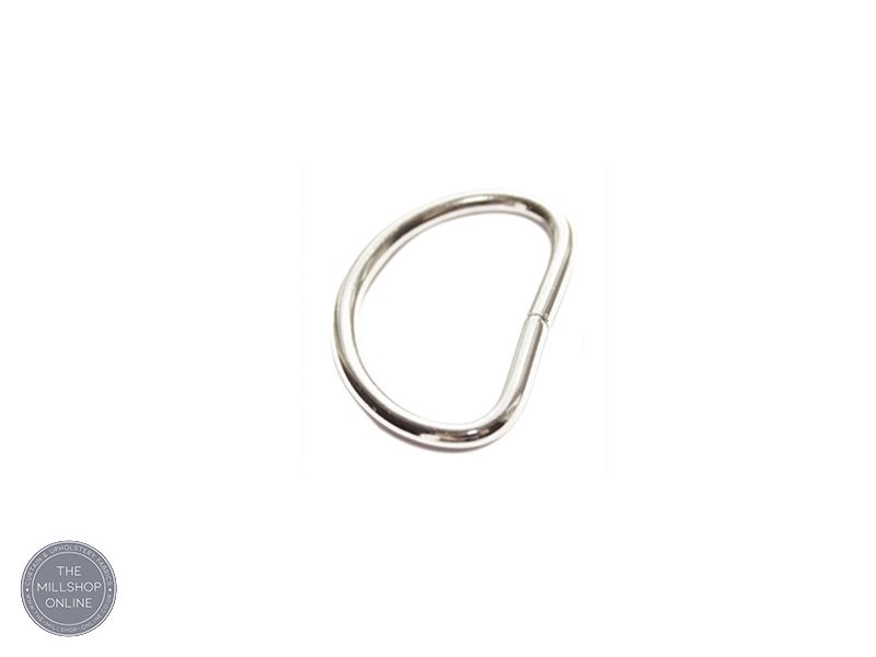 20mm Nickel D Ring