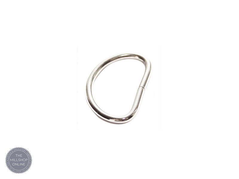 25mm Nickel D Ring