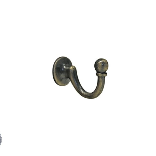 Antique Brass Curtain Tieback Hook