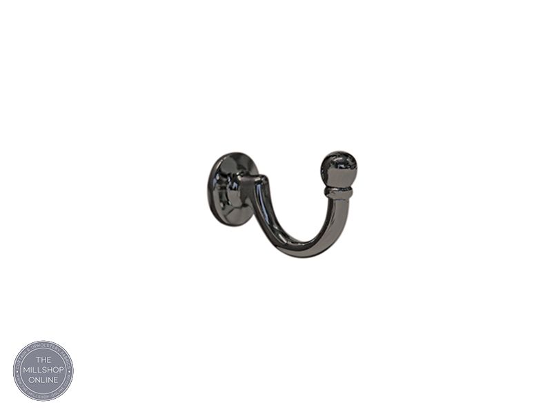 Gun Metal Curtain Tieback Hook