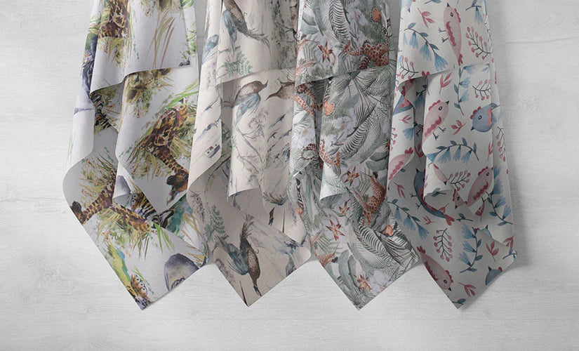 Animal Curtain Fabric