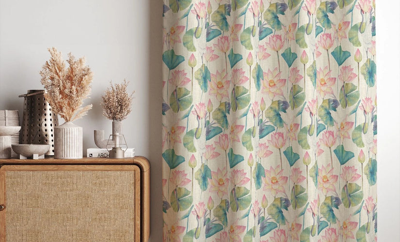Fabric curtains deals online