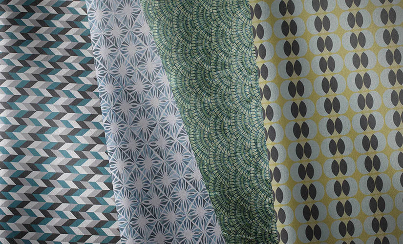 Geometric Curtain & Upholstery Fabric