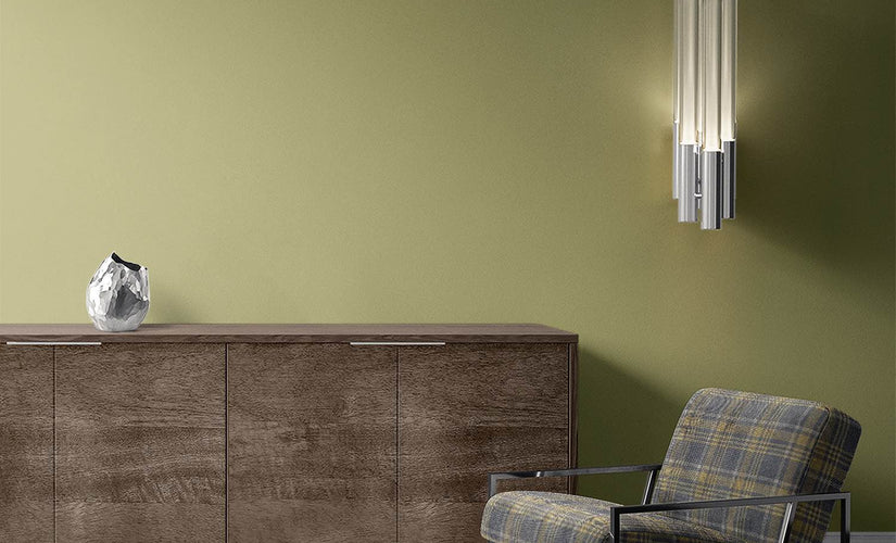 Linen-blend plaid fabric in classic gingham and tartan checks, pleated for curtain display