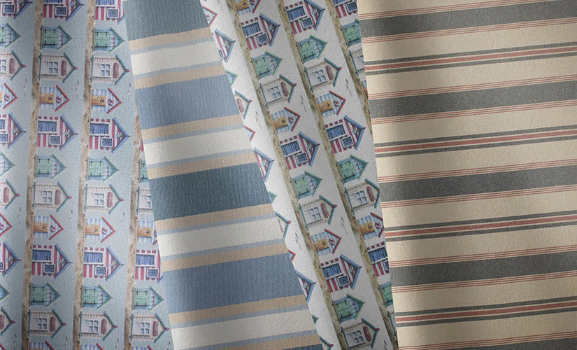 Seaside Curtain & Upholstery Fabric