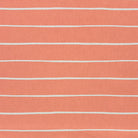 Peach striped curtain fabric with soft, warm pastel hues for elegant interiors