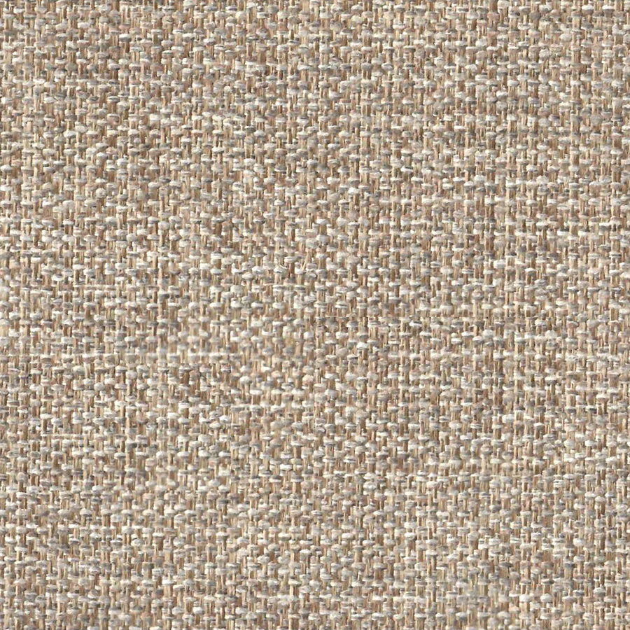 Mushroom-toned plain weave fabric with a textured finish for upholstery.