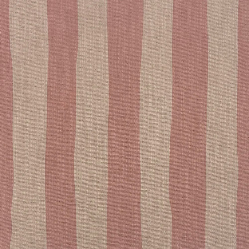 Mauve striped upholstery fabric – dusty purple and neutral linen-look stripe from Altena range