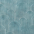 Archway jade green velvet upholstery fabric with soft vertical arches