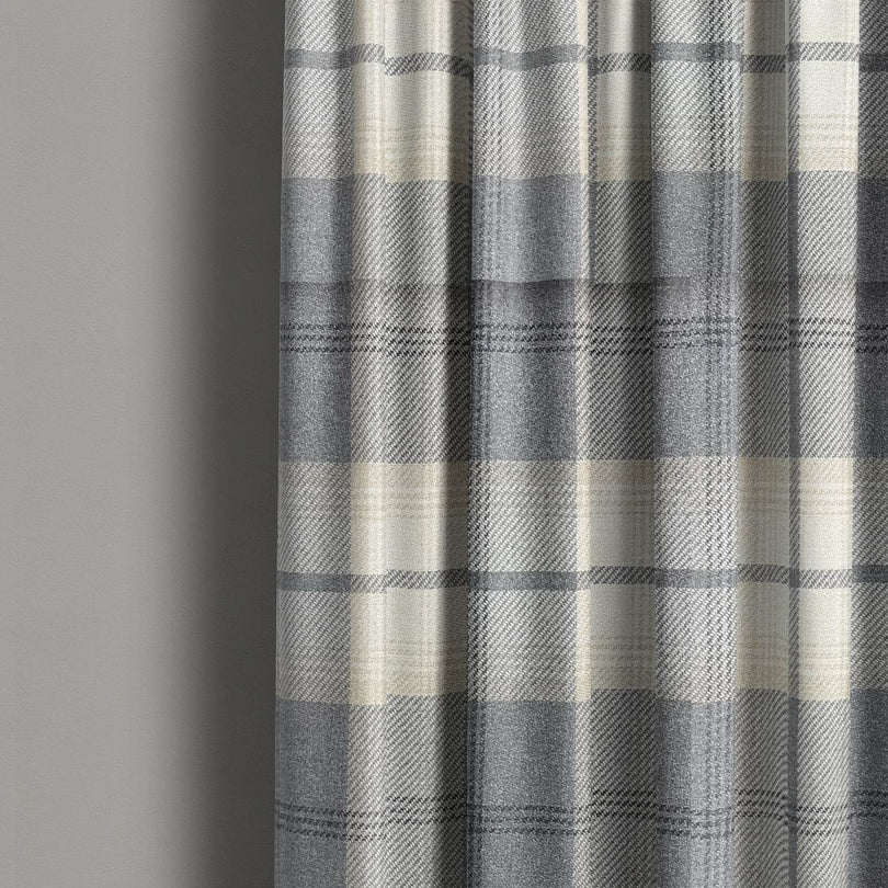 Classic Balmoral Plaid Fabric for Drapery and Curtains