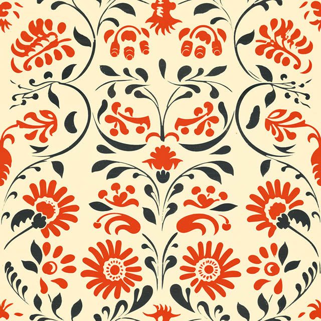Bamburgh Linen Curtain Fabric - Red