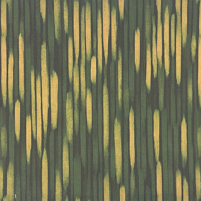 Benton Forest Flat – Close-up of Benton Forest cotton curtain fabric with broken stripes