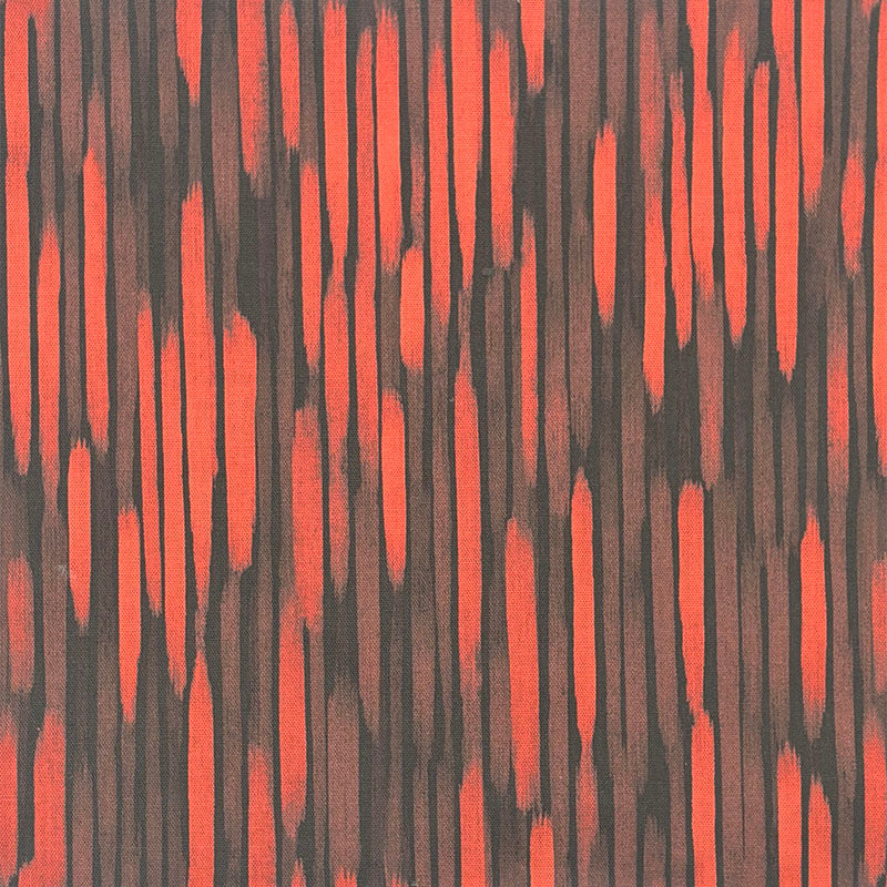 Benton Red Flat – Detailed flat image of Benton Red cotton curtain fabric